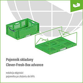 Dlaczego warto postawić na pojemniki składane – Clever Fresh Box advance? - grafika bloga